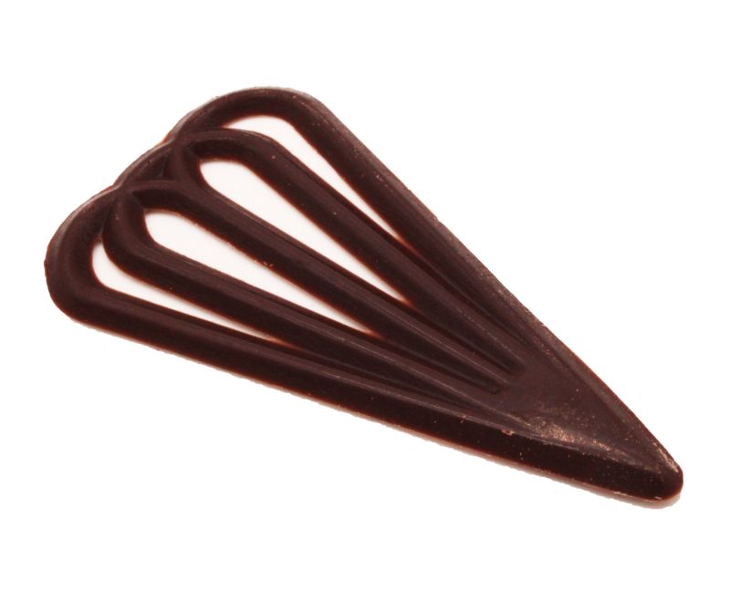 Schokodekor Filigran 4 er Set, 600 Stück