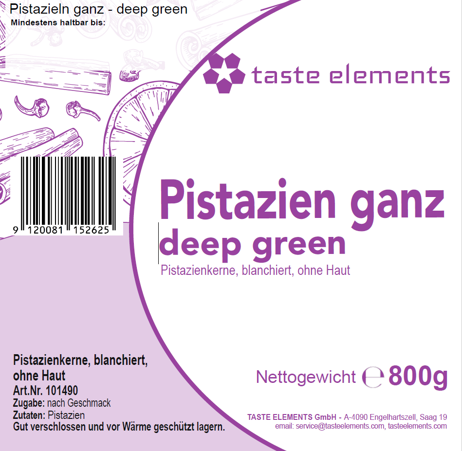 Pistazienkerne  ganz   Deep green 800g