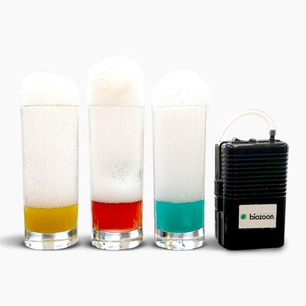 Air-Set mit Pumpe   5 x 2 g Air instant Sticks  + 5 Lochpipetten