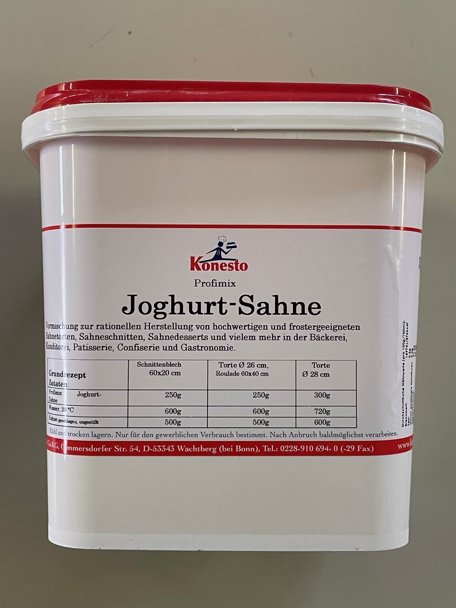 Sahnefond Joghurt 3 kg