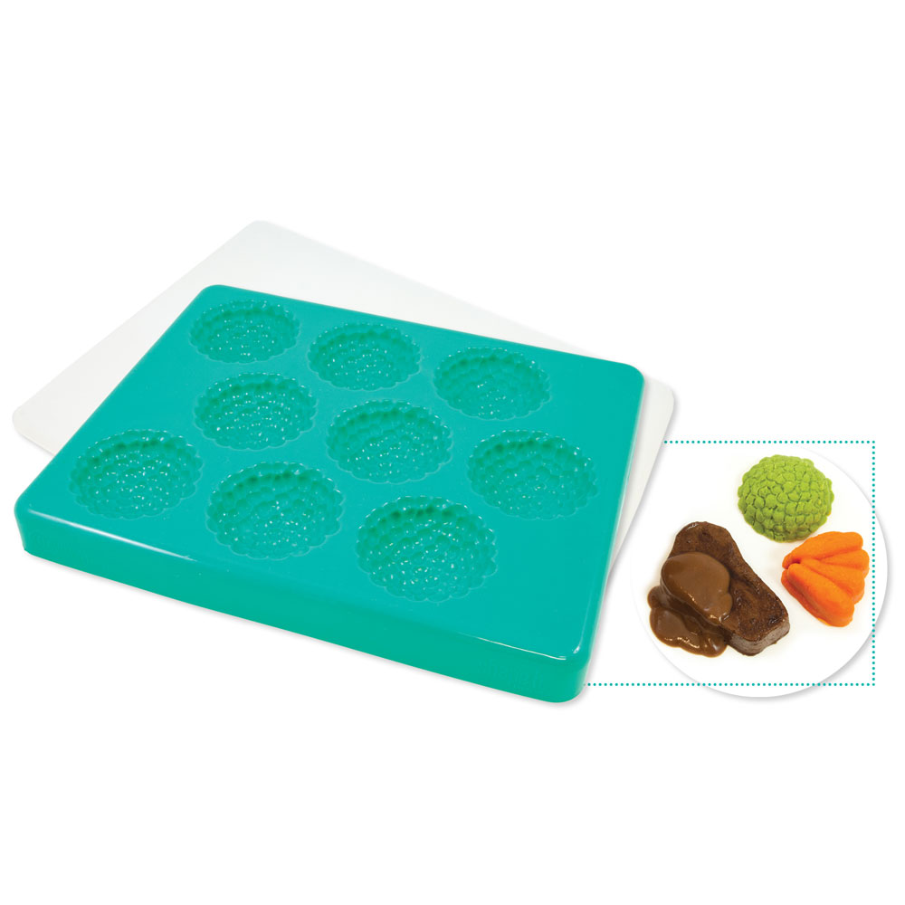 smoothfood Form Erbse, groß mit Deckel (9 Nutzen à 55 g)