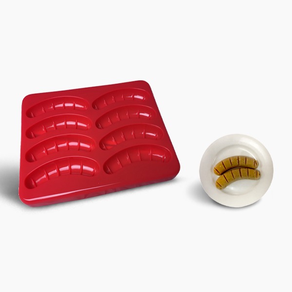 smoothfood Form Bratwurst mit Deckel (8 Nutzen à 65g)
