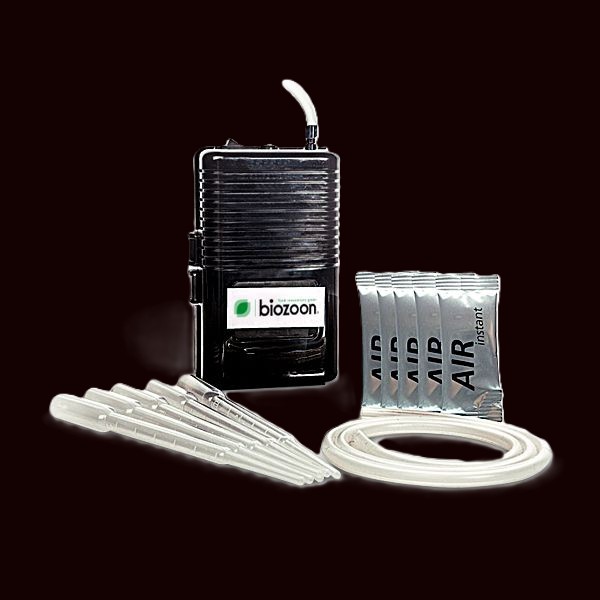 Air-Set mit Pumpe   5 x 2 g Air instant Sticks  + 5 Lochpipetten